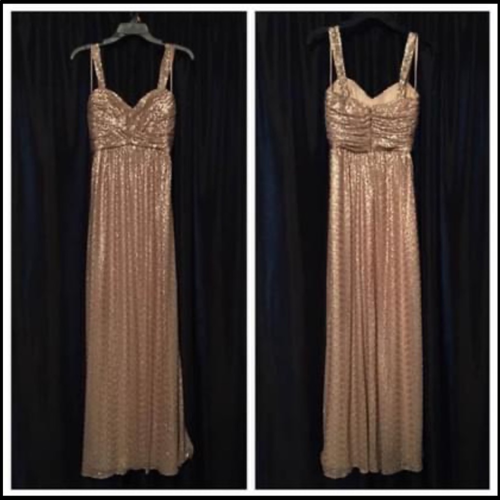 Rose gold dress